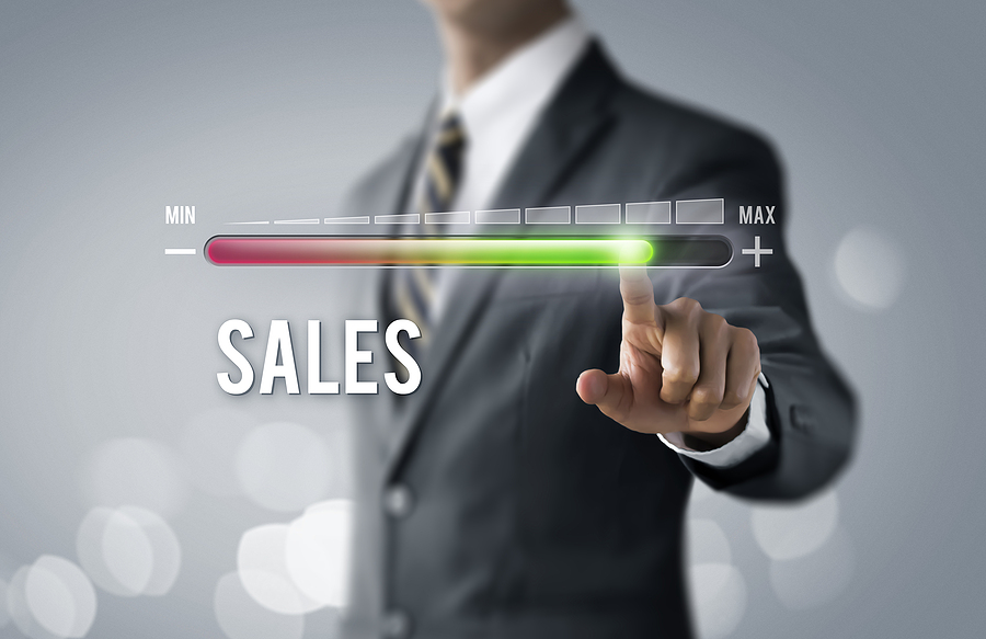 Sales Growth, Increase Sales Or Business Growth. selling boost